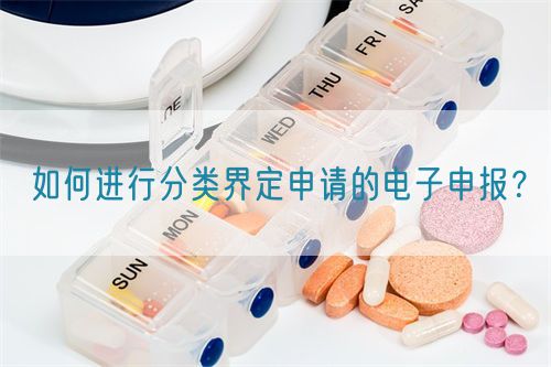 如何進行分類界定申請的電子申報？(圖1)